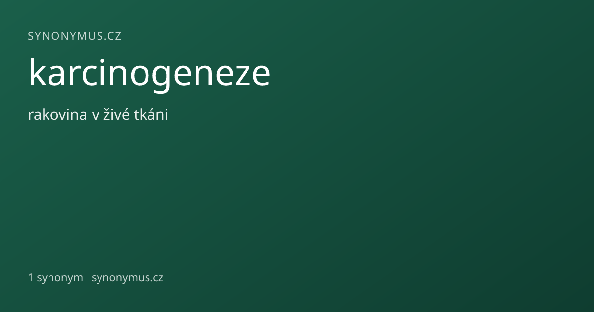 Náhled odkazu: karcinogeneze