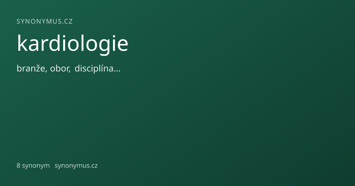 Náhled odkazu: kardiologie