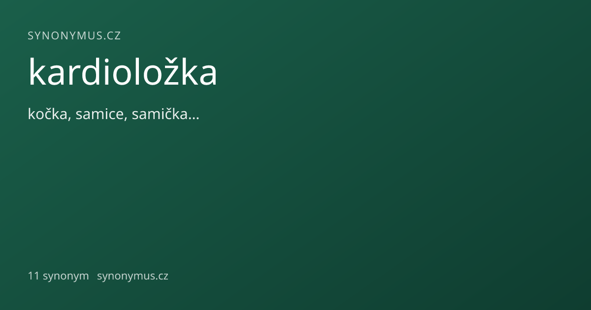 Náhled odkazu: kardioložka