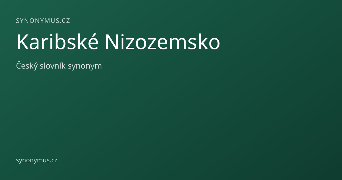 Náhled odkazu: Karibské Nizozemsko