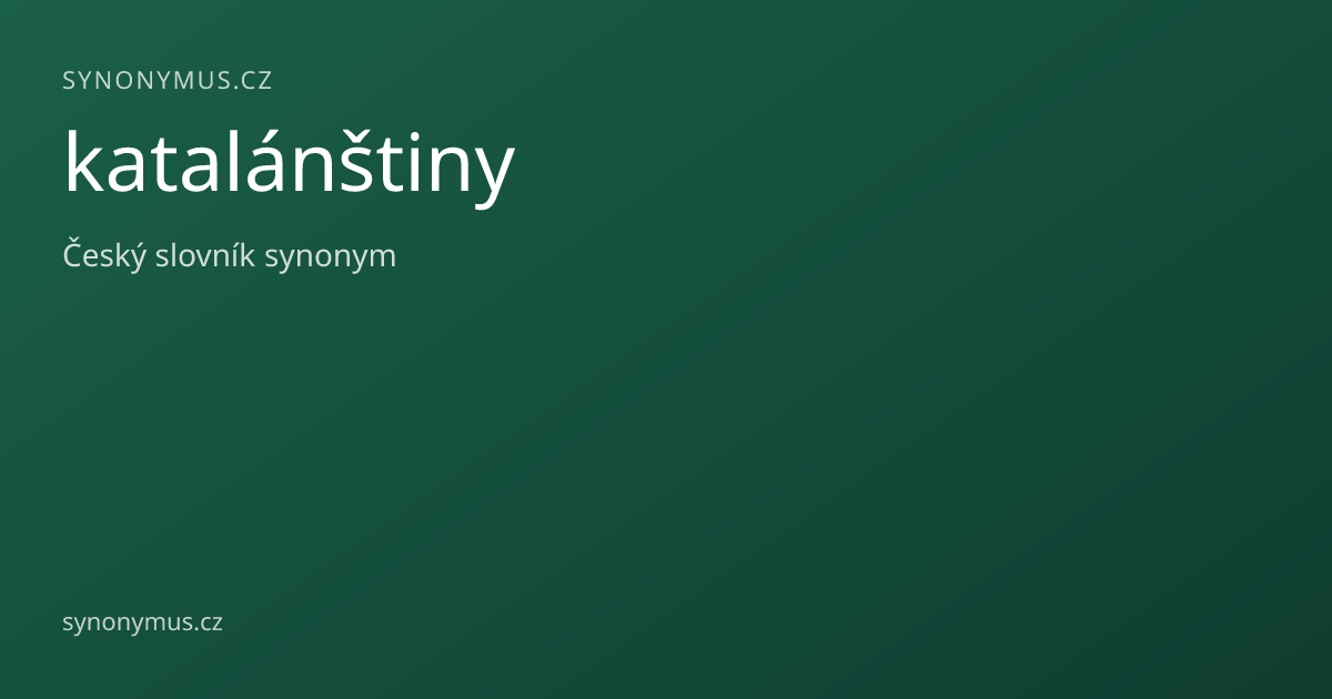 Náhled odkazu: katalánštiny