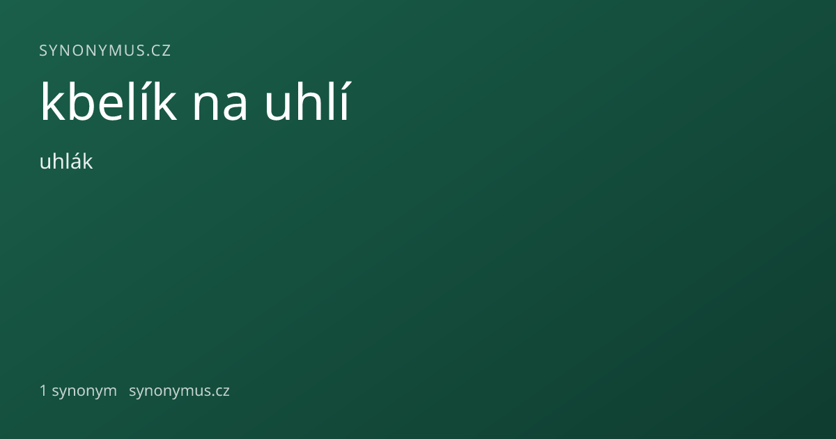 Náhled odkazu: kbelík na uhlí