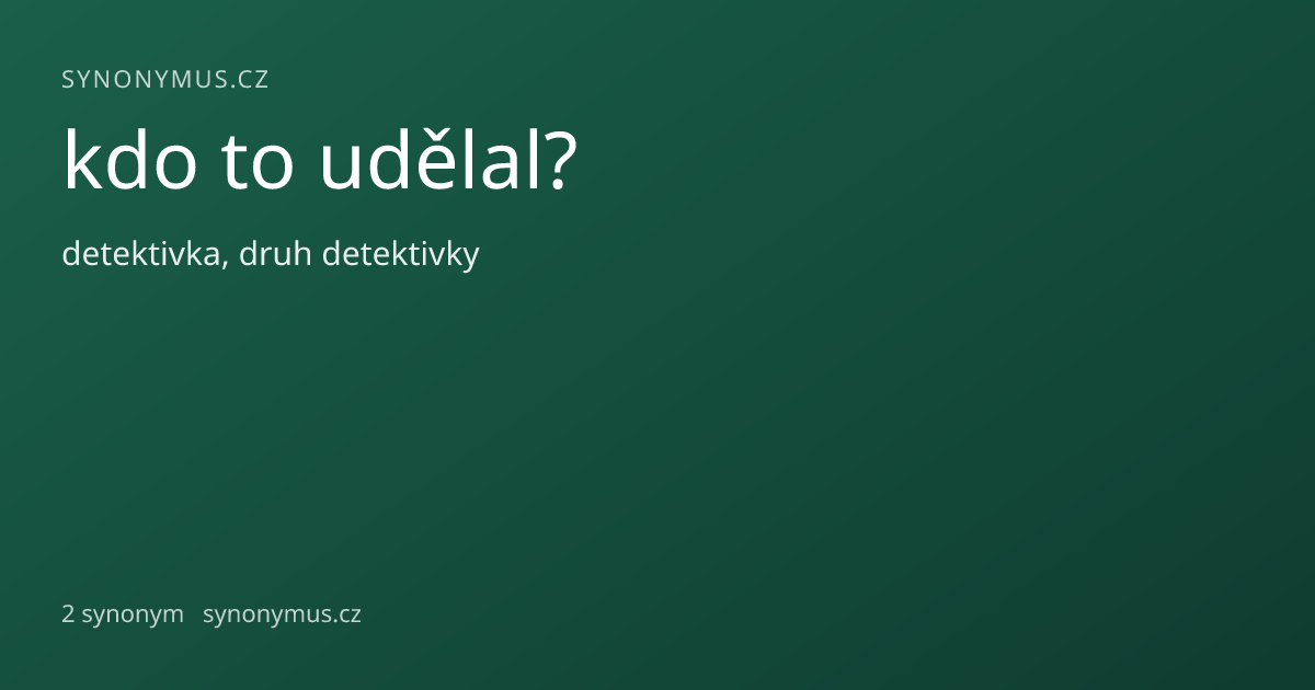 Náhled odkazu: kdo to udělal?