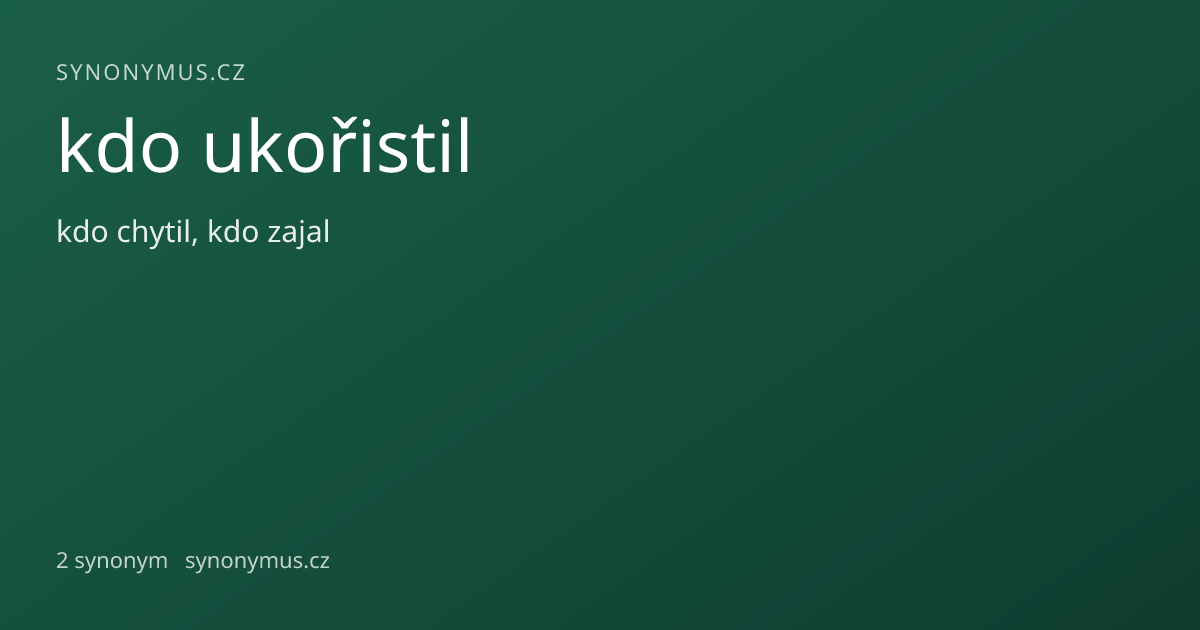 Náhled odkazu: kdo ukořistil