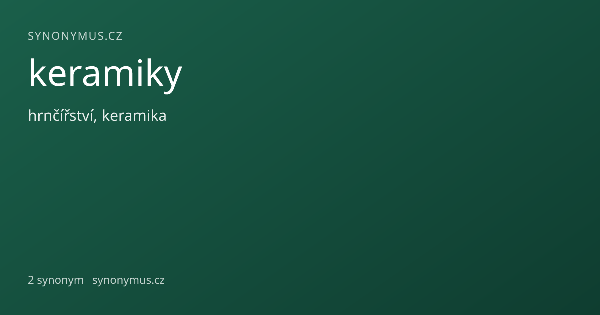 Náhled odkazu: keramiky