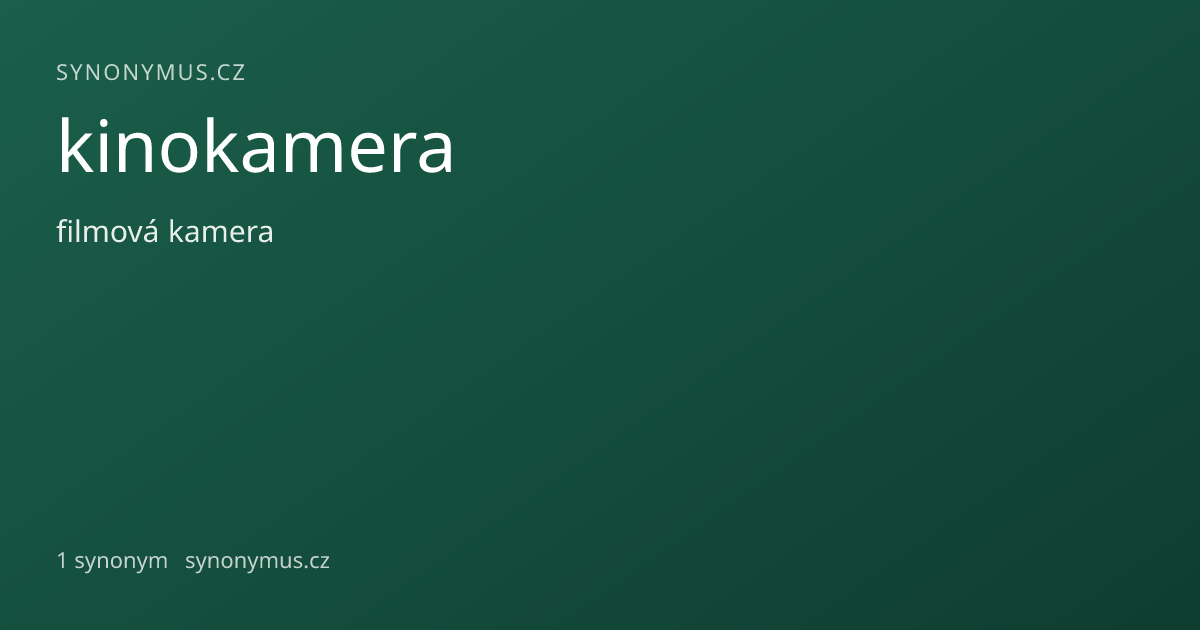 Náhled odkazu: kinokamera