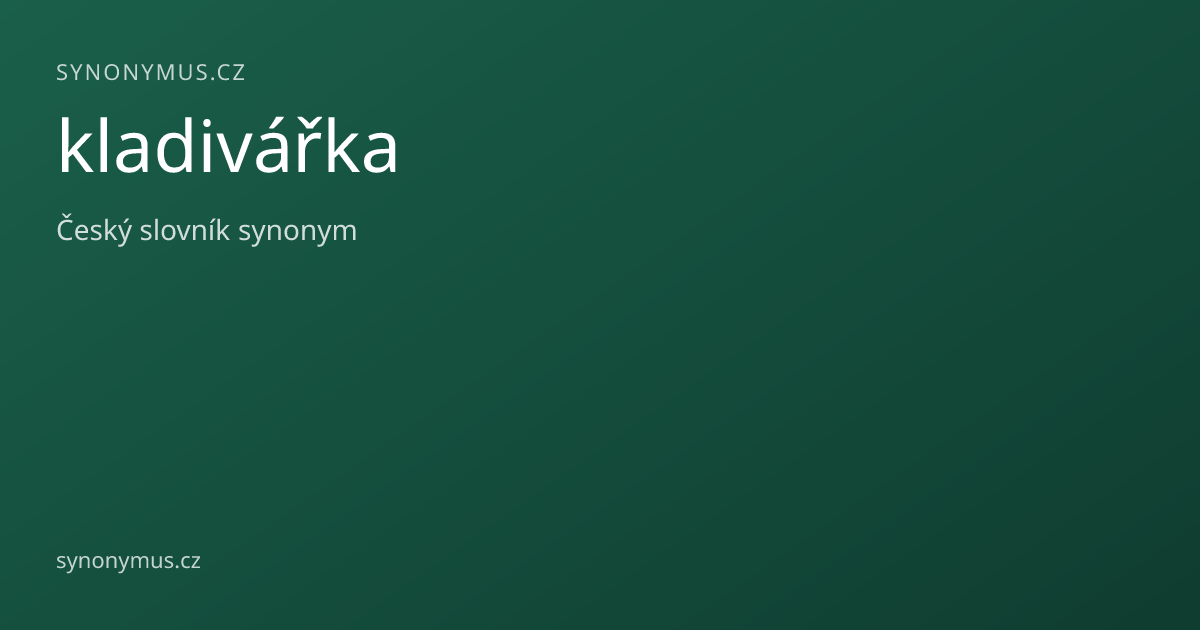 Náhled odkazu: kladivářka