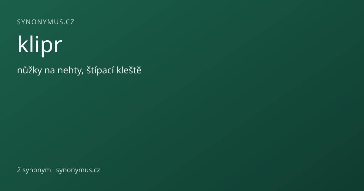 Náhled odkazu: klipr