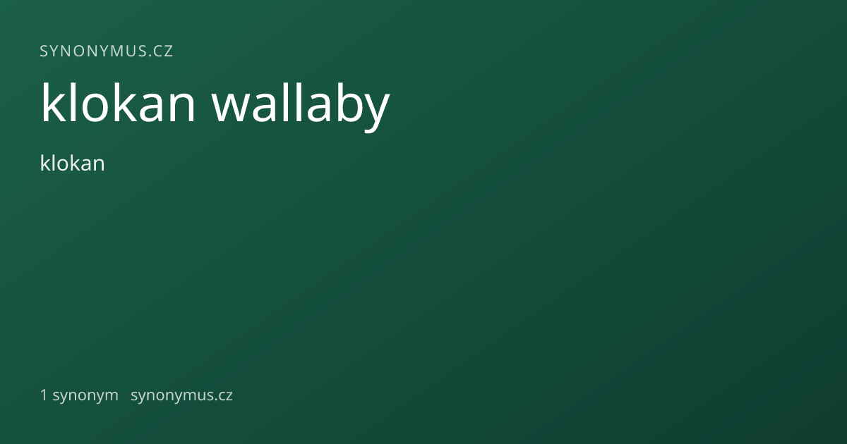 Náhled odkazu: klokan wallaby