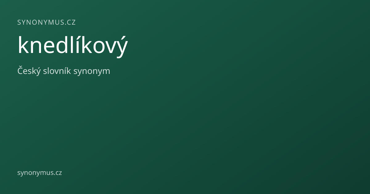 Náhled odkazu: knedlíkový
