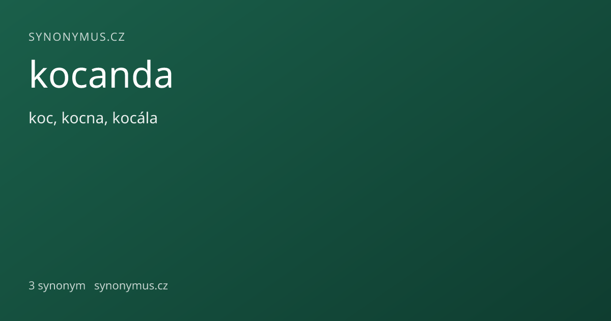 Náhled odkazu: kocanda