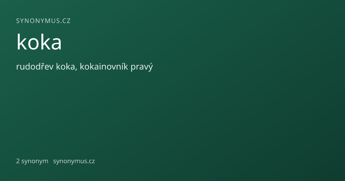 Náhled odkazu: koka