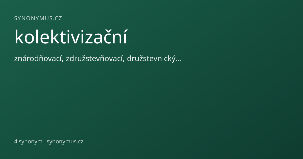 Náhled odkazu: kolektivizační