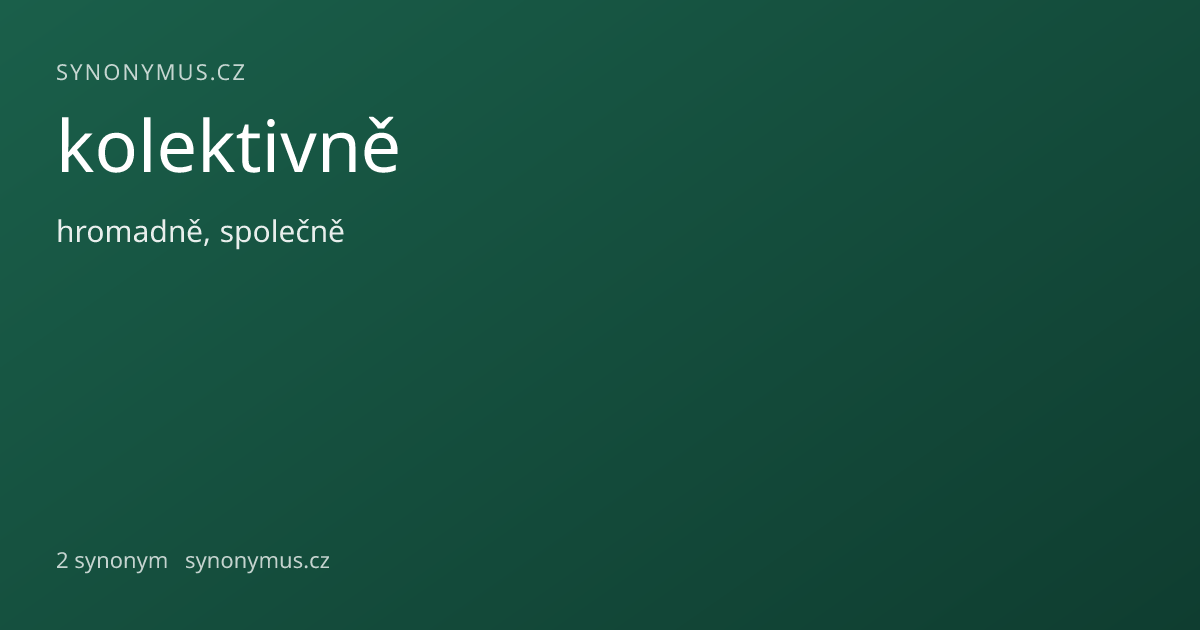 Náhled odkazu: kolektivně