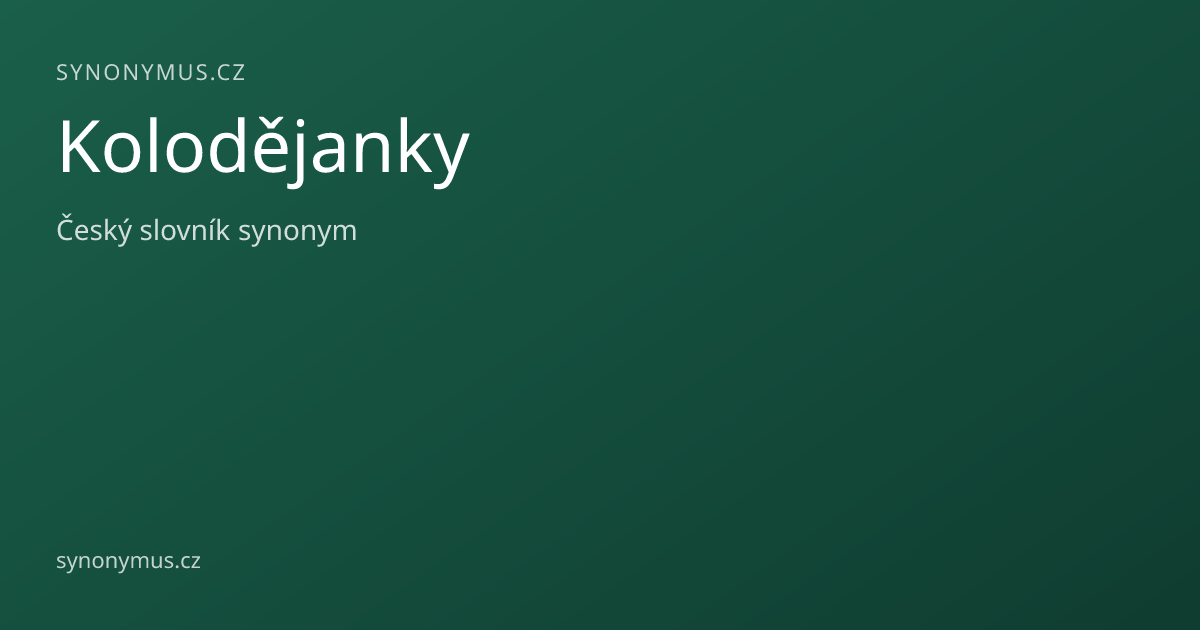 Náhled odkazu: Kolodějanky
