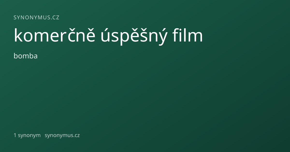 Náhled odkazu: komerčně úspěšný film