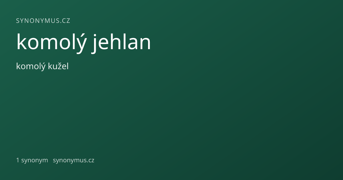 Náhled odkazu: komolý jehlan