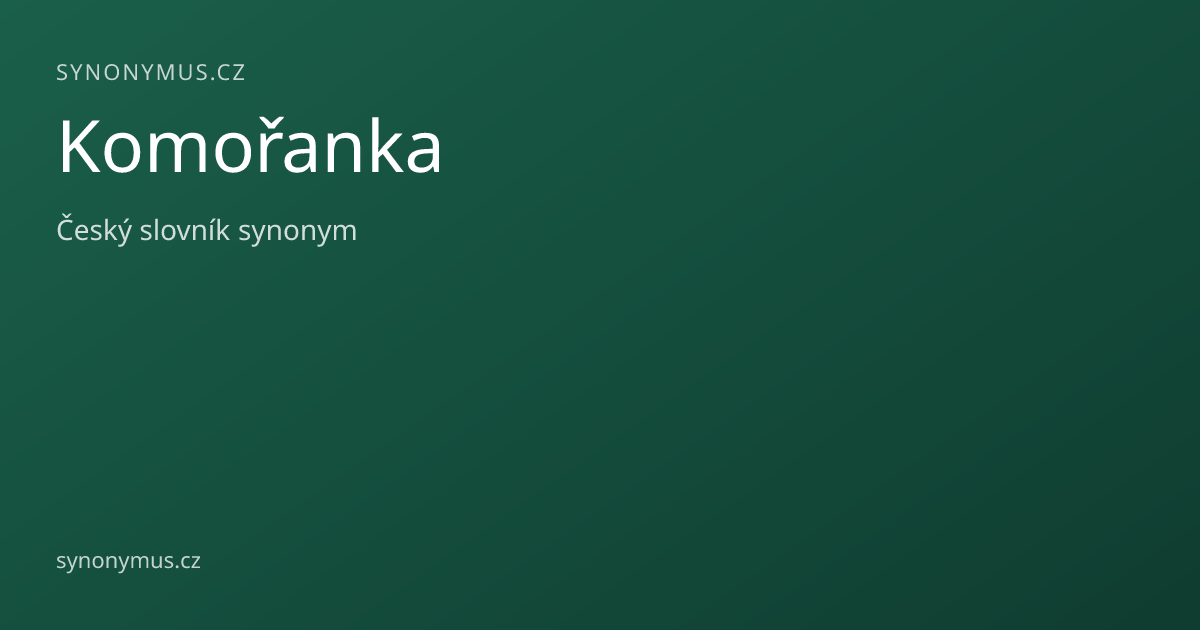 Náhled odkazu: Komořanka