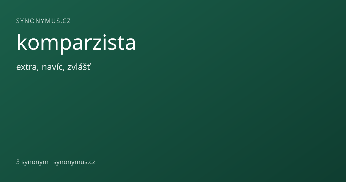 Náhled odkazu: komparzista