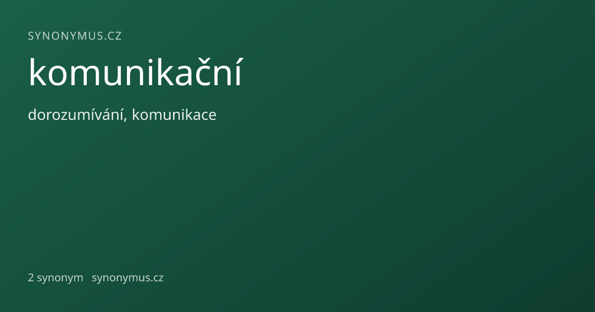 Náhled odkazu: komunikační