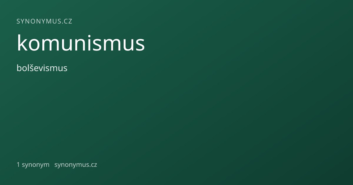 Náhled odkazu: komunismus