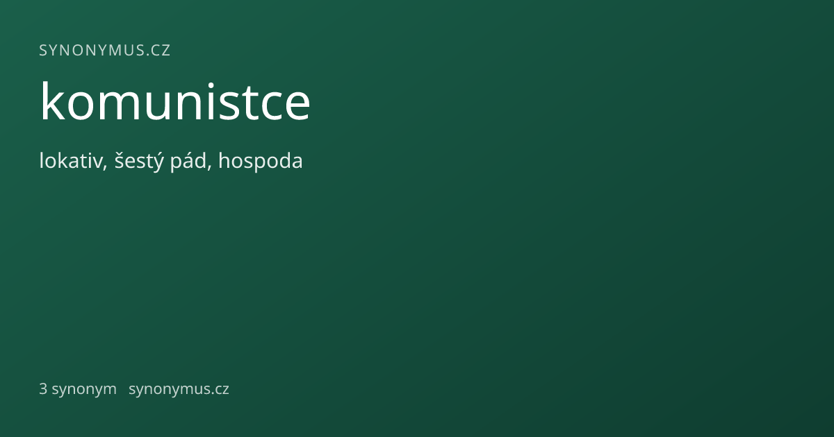 Náhled odkazu: komunistce