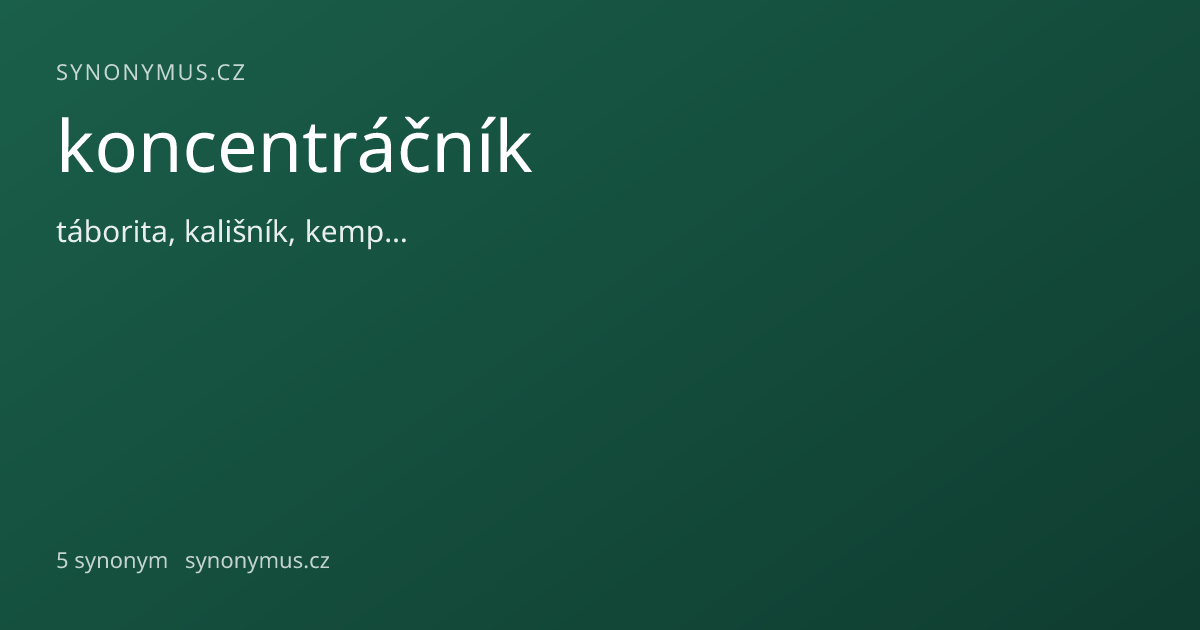 Náhled odkazu: koncentráčník
