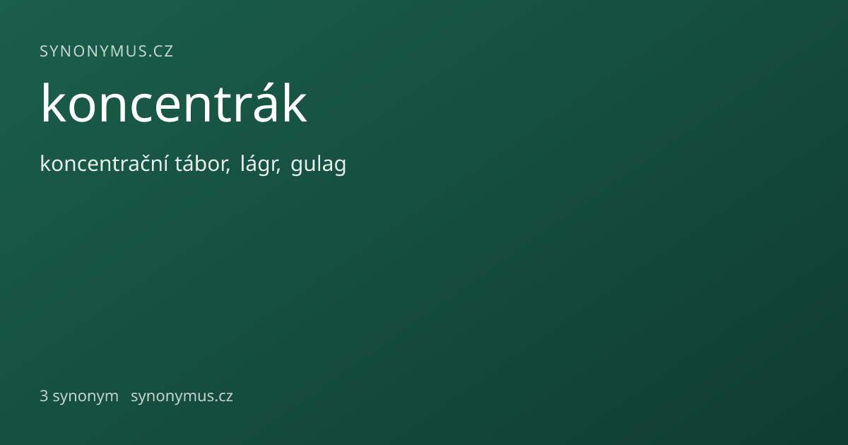 Náhled odkazu: koncentrák