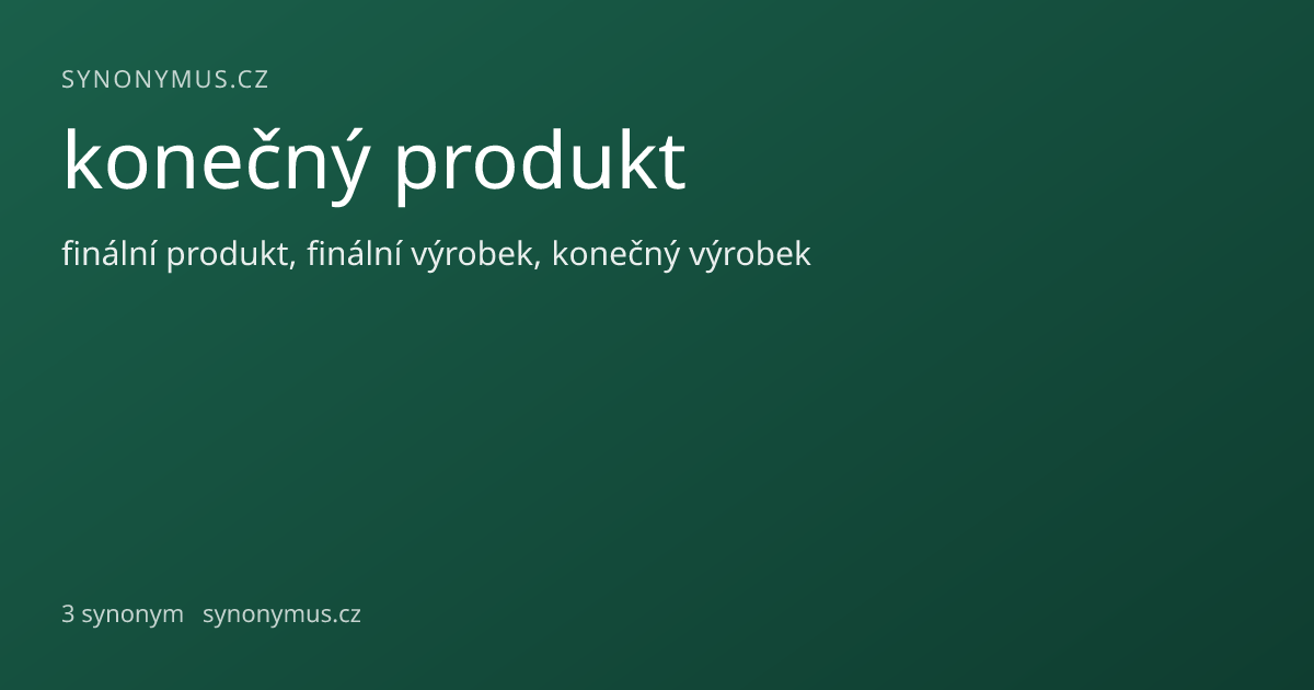 Náhled odkazu: konečný produkt