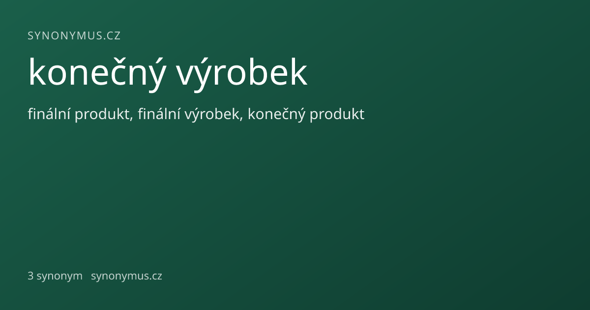 Náhled odkazu: konečný výrobek
