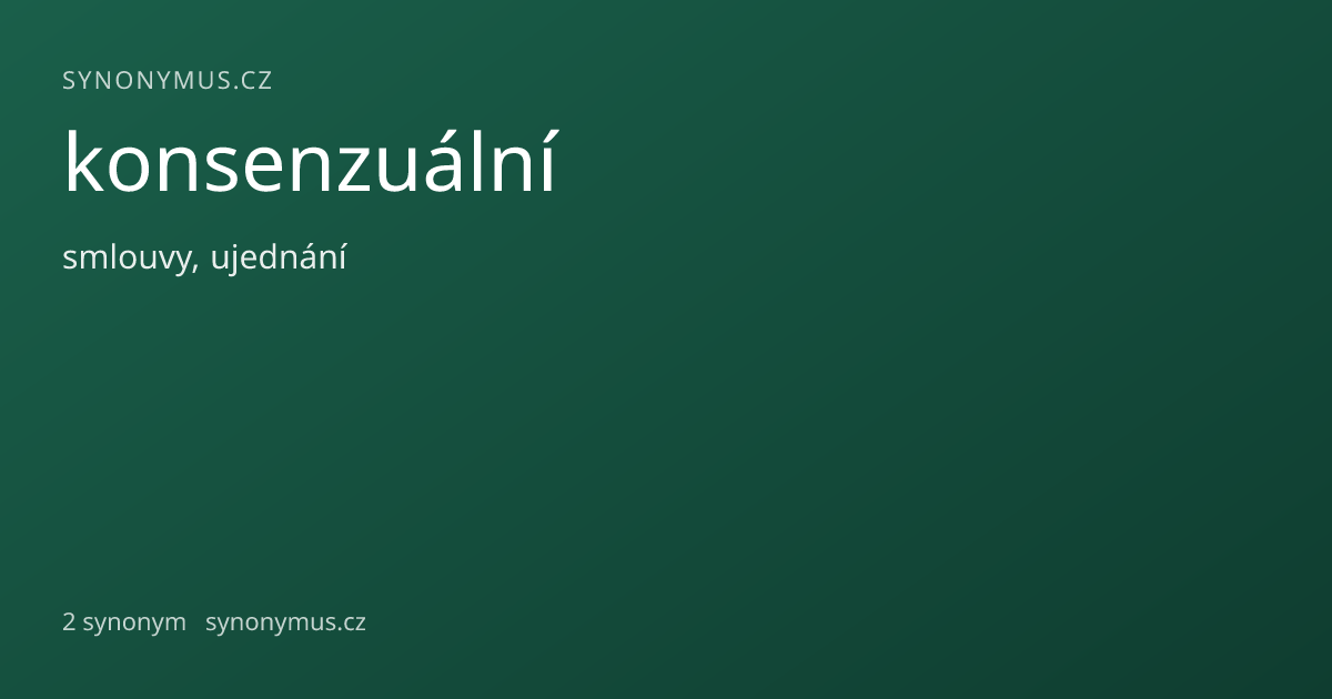 Náhled odkazu: konsenzuální