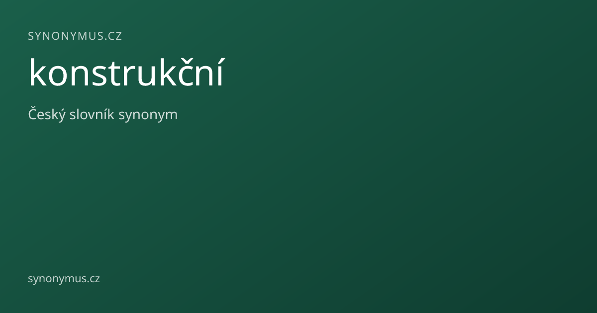 Náhled odkazu: konstrukční