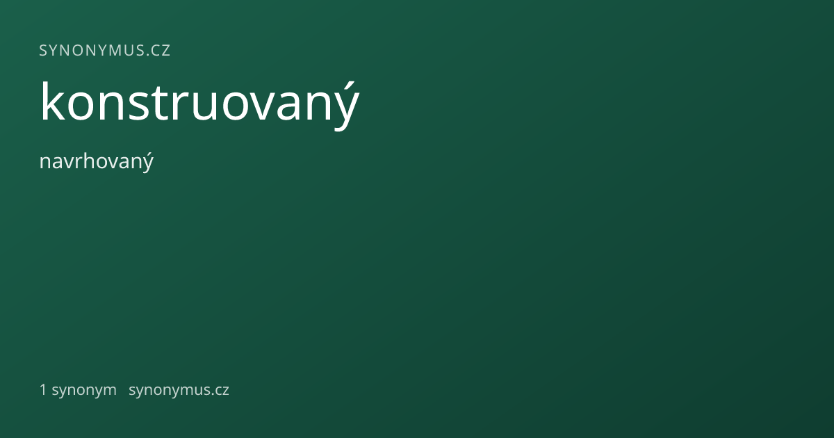 Náhled odkazu: konstruovaný