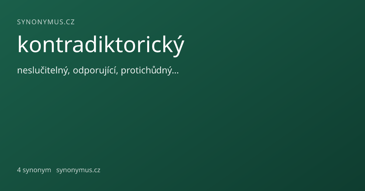 Náhled odkazu: kontradiktorický