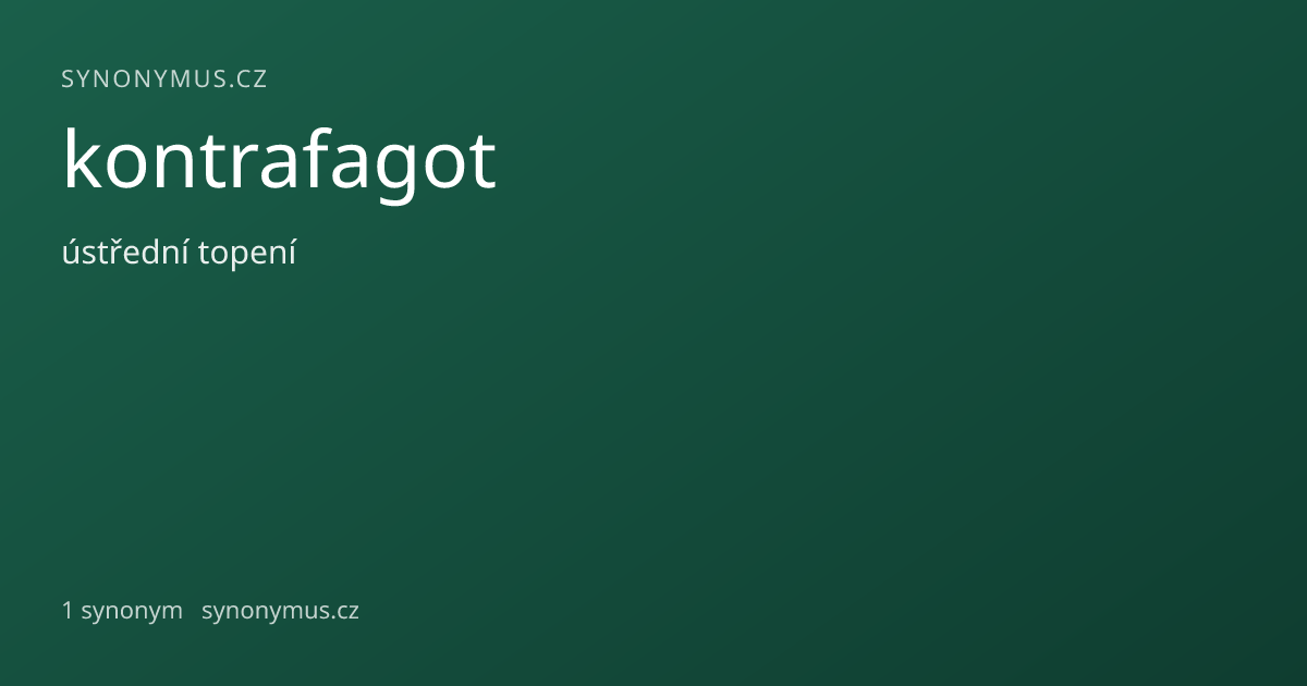 Náhled odkazu: kontrafagot