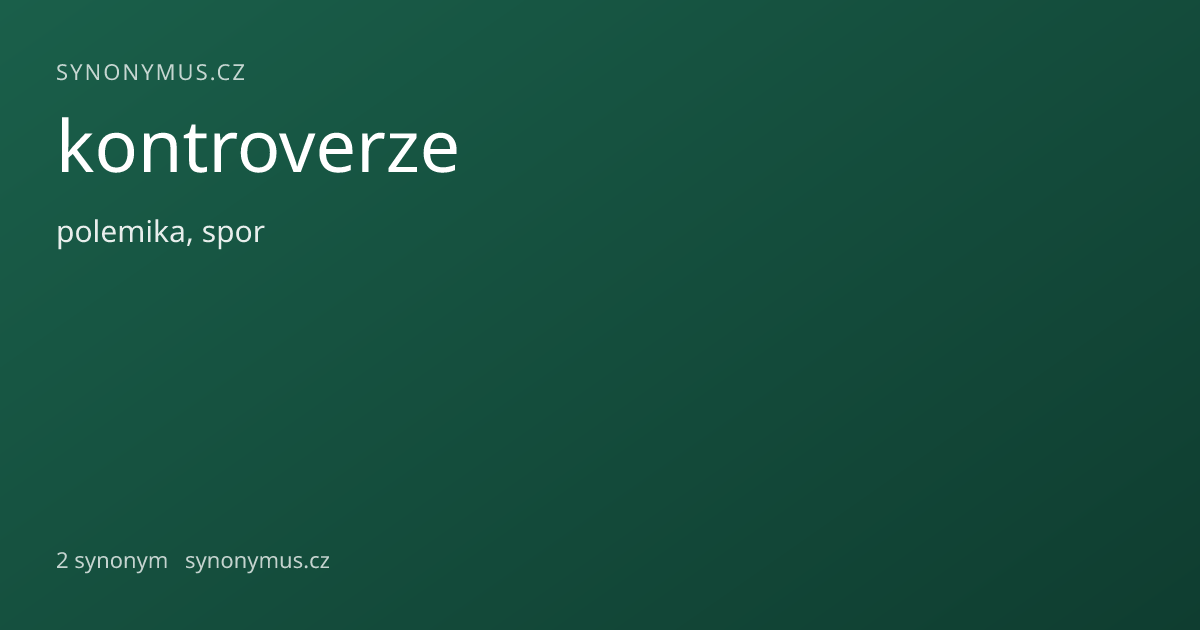 Náhled odkazu: kontroverze