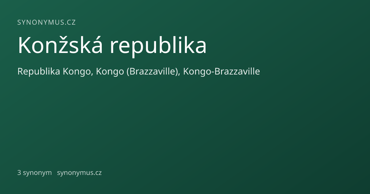 Náhled odkazu: Konžská republika