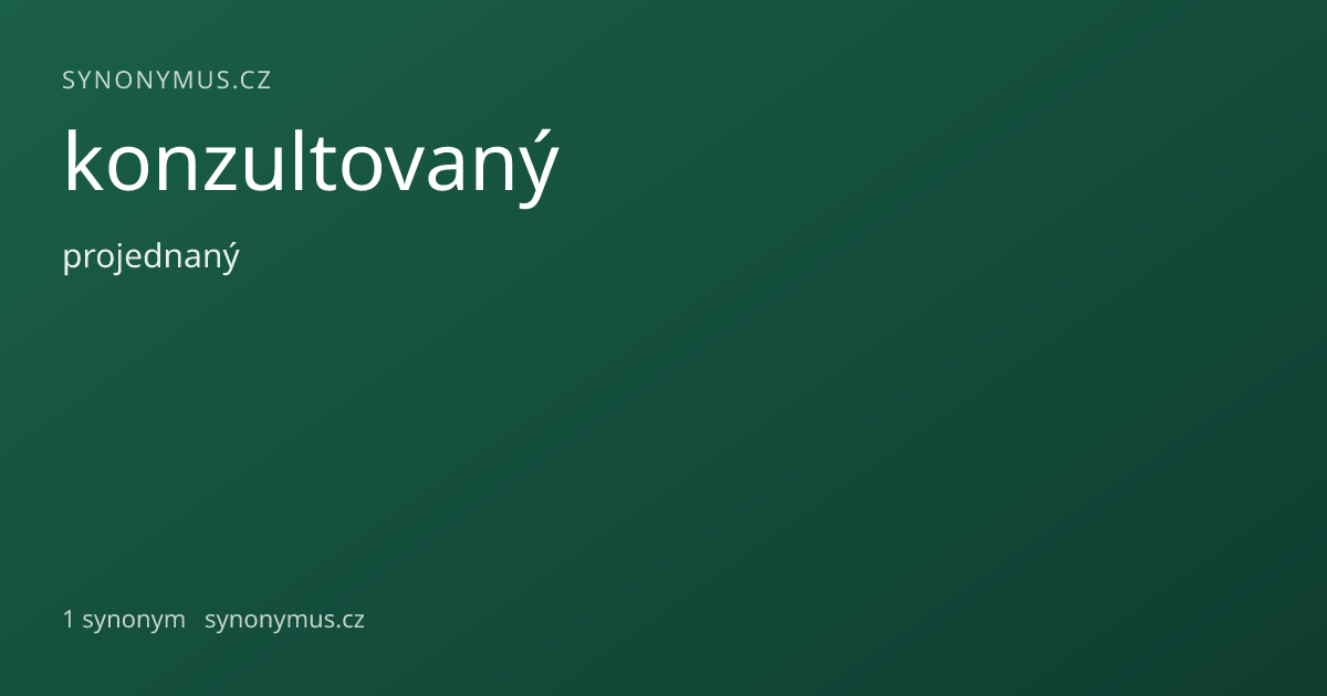 Náhled odkazu: konzultovaný