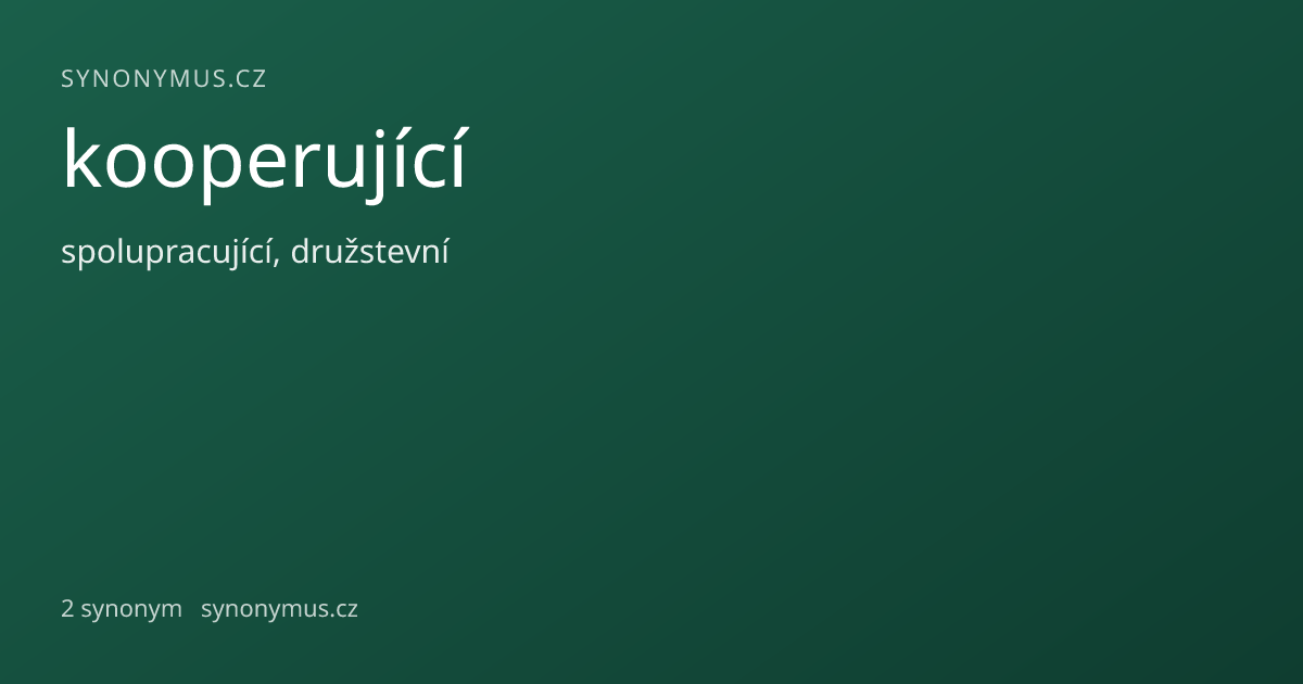 Náhled odkazu: kooperující