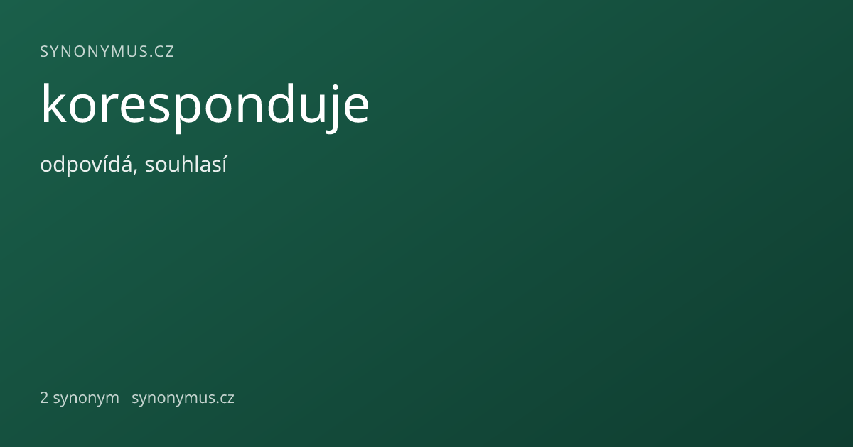 Náhled odkazu: koresponduje