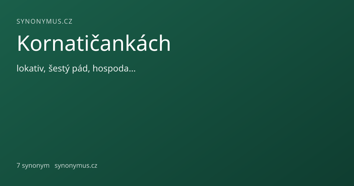 Náhled odkazu: Kornatičankách