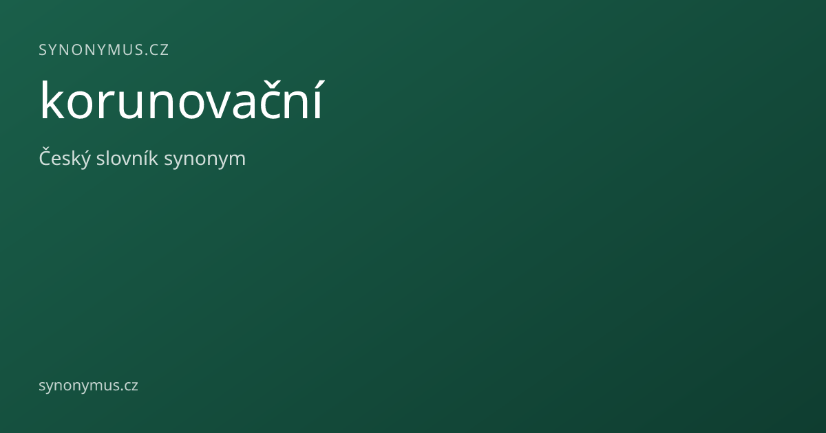 Náhled odkazu: korunovační