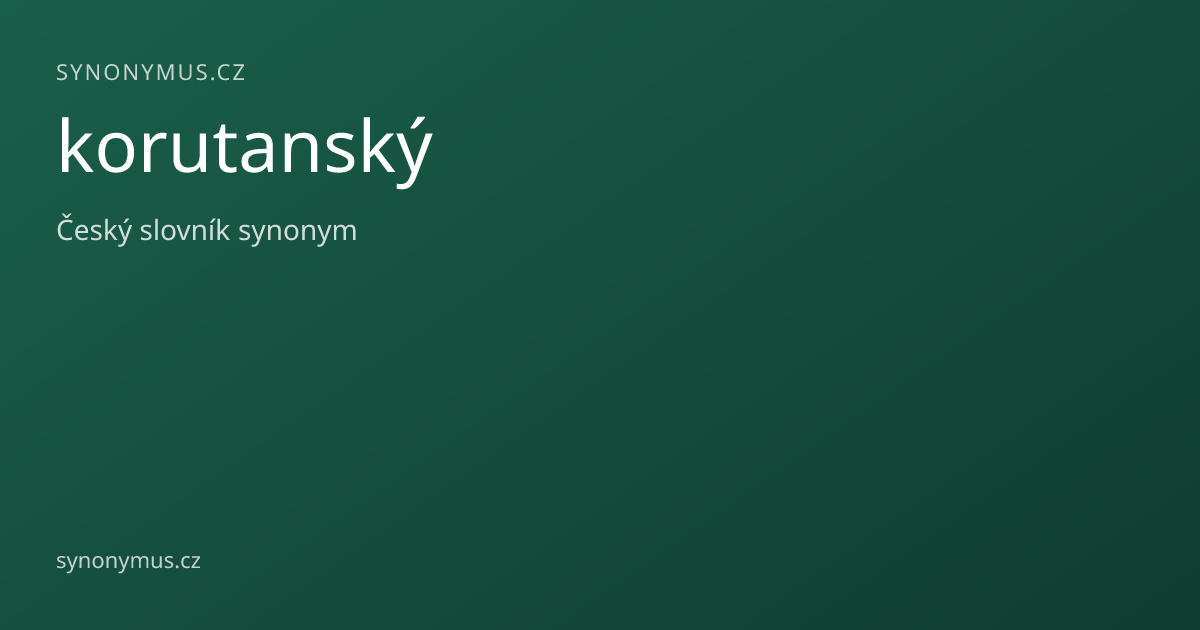 Náhled odkazu: korutanský