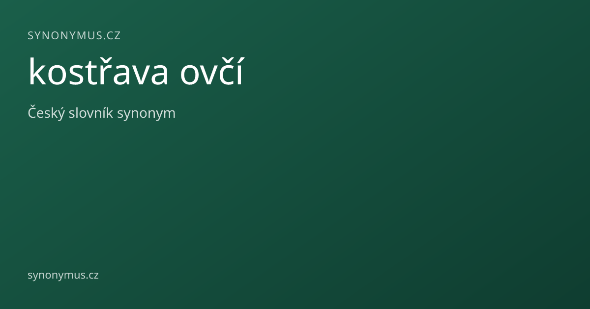 Náhled odkazu: kostřava ovčí