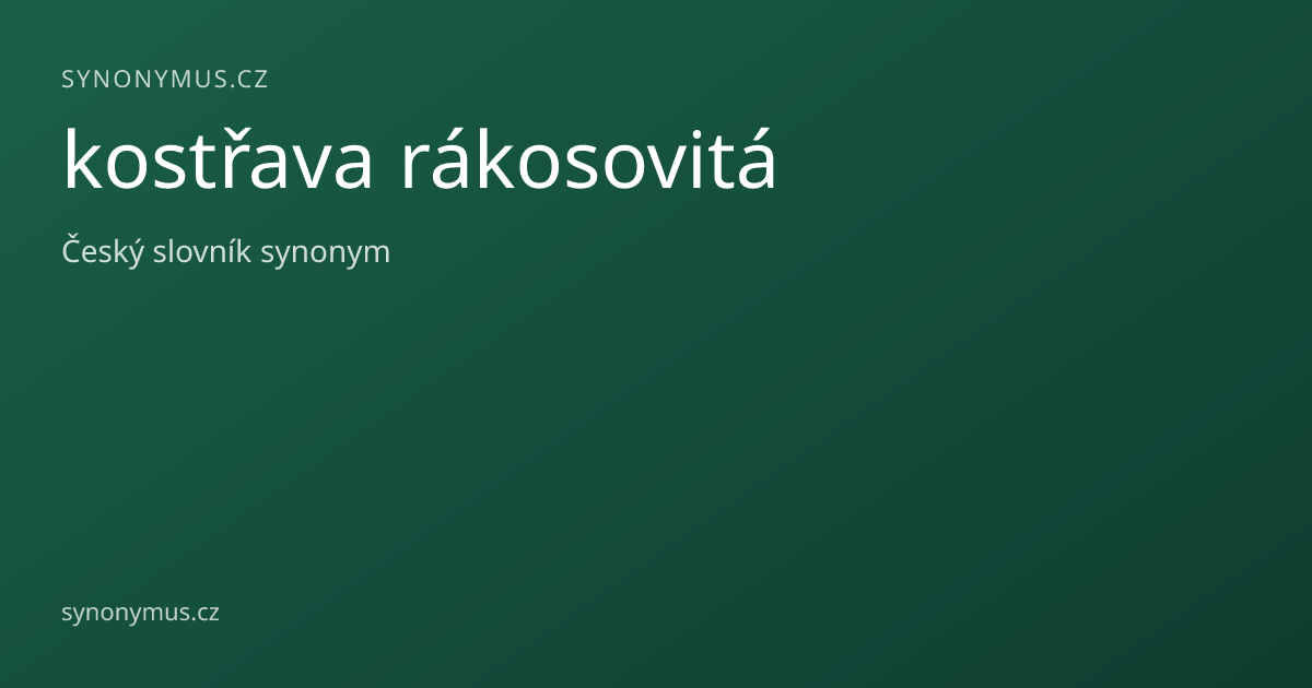 Náhled odkazu: kostřava rákosovitá