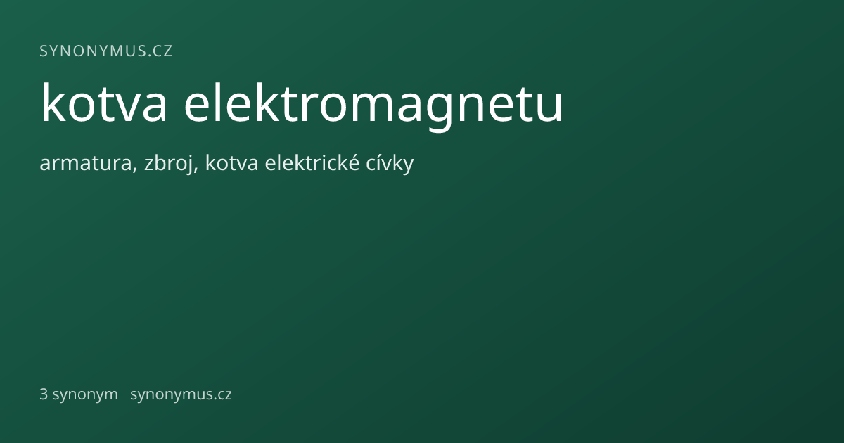 Náhled odkazu: kotva elektromagnetu