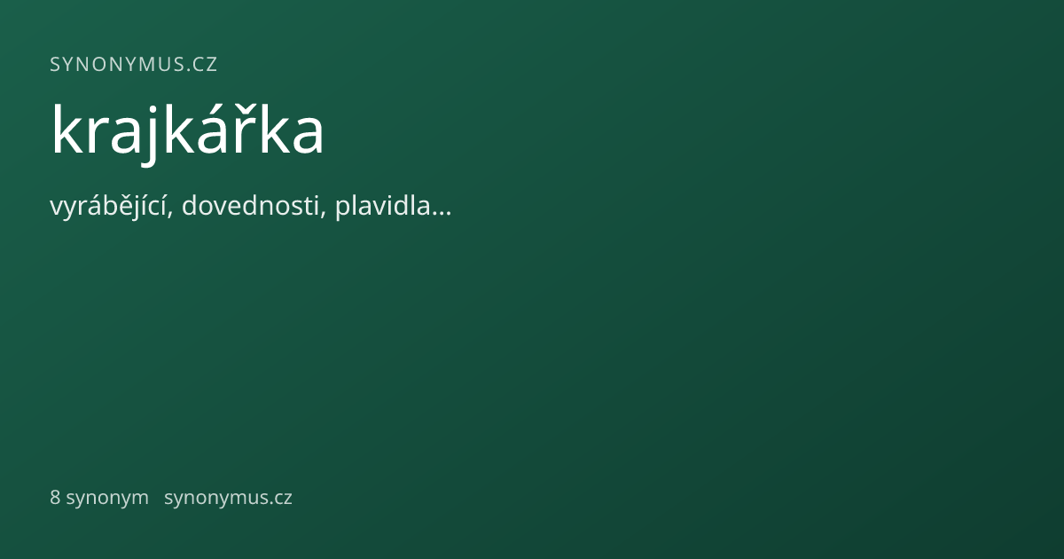 Náhled odkazu: krajkářka