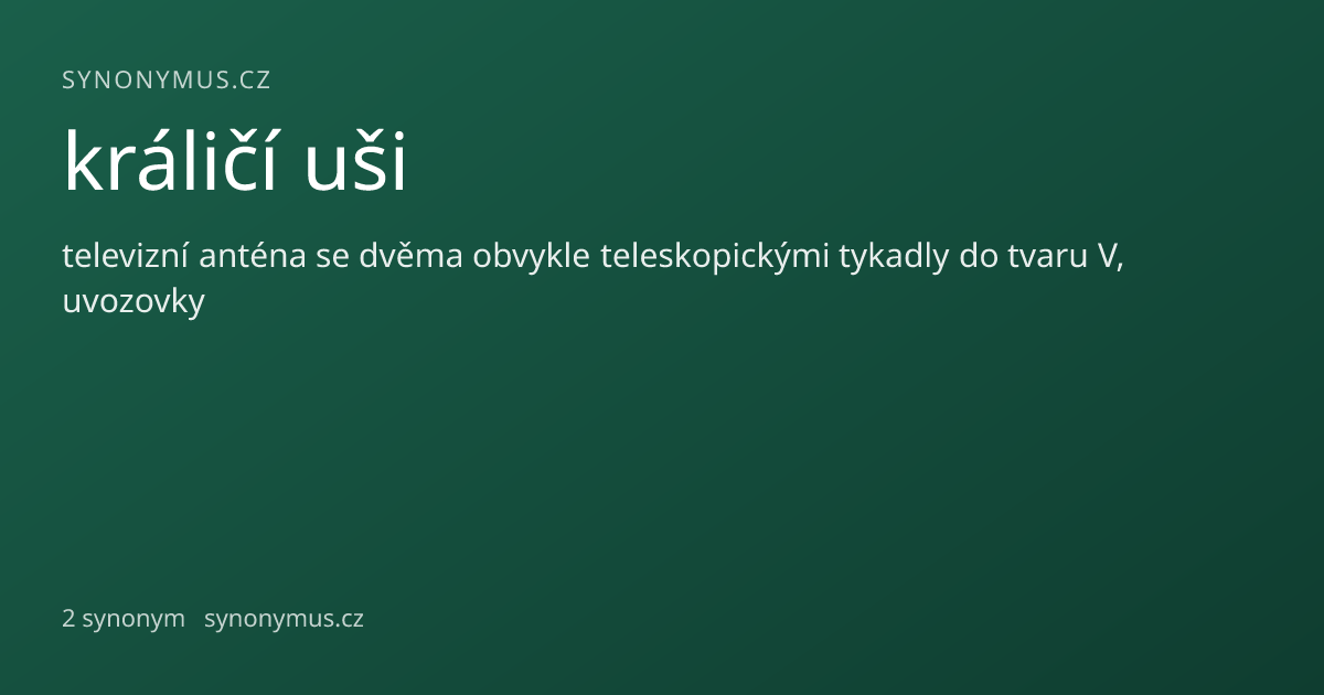Náhled odkazu: králičí uši