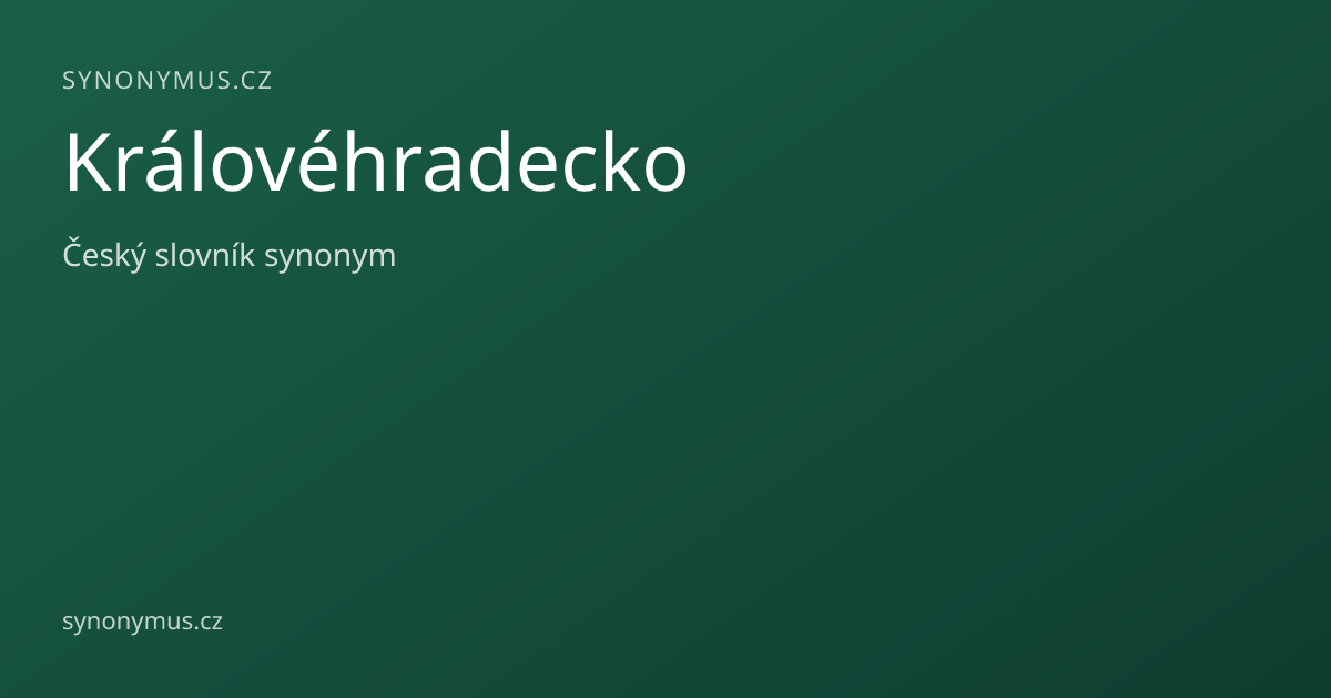 Náhled odkazu: Královéhradecko
