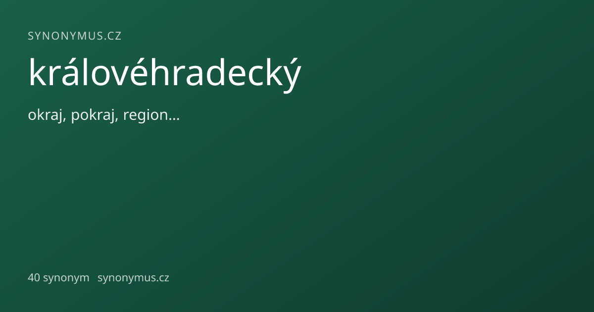 Náhled odkazu: královéhradecký